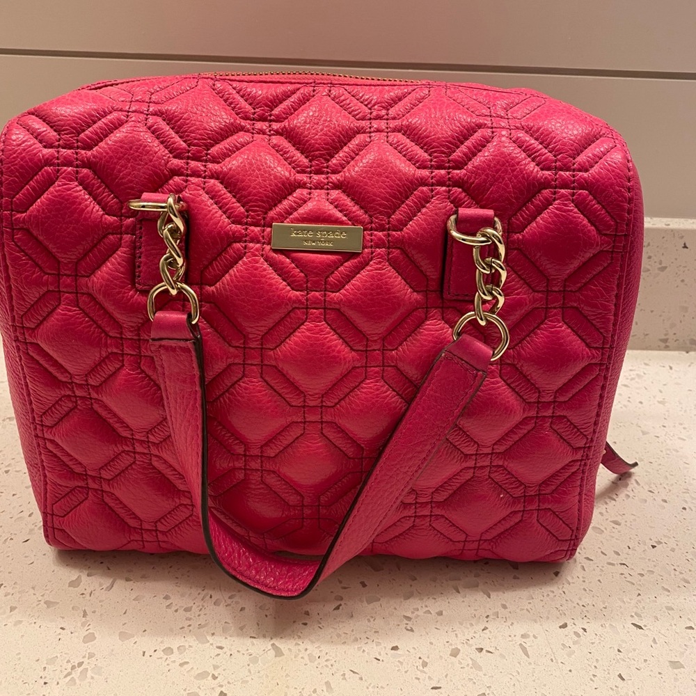 Authentic Kate Spade Quilted Leather Bag